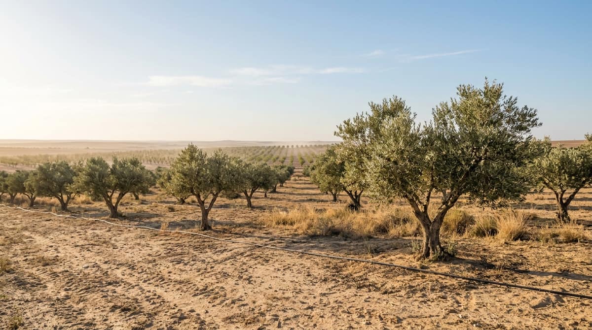 Mediterranean farmland in Tunisia — irrigation and cropping systems